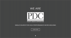 Desktop Screenshot of plasticdesigncorporation.com